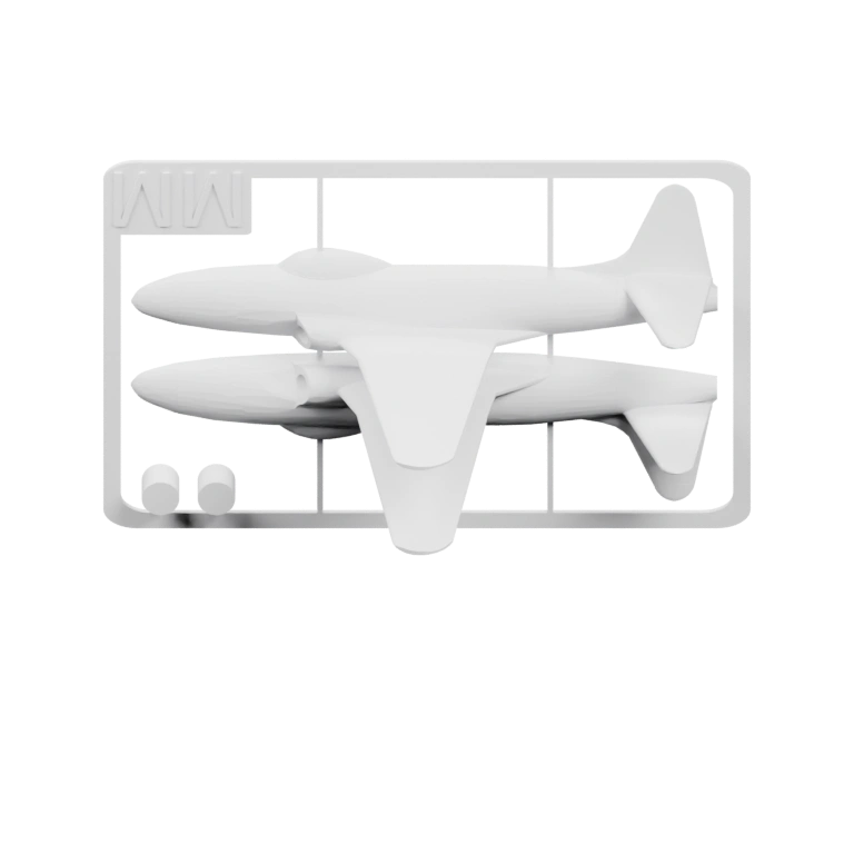 Узкая конструкция с отверстиями для крепления фигурки