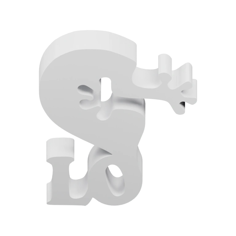 Симметричные фигурки с вырезами и подставками для удержания