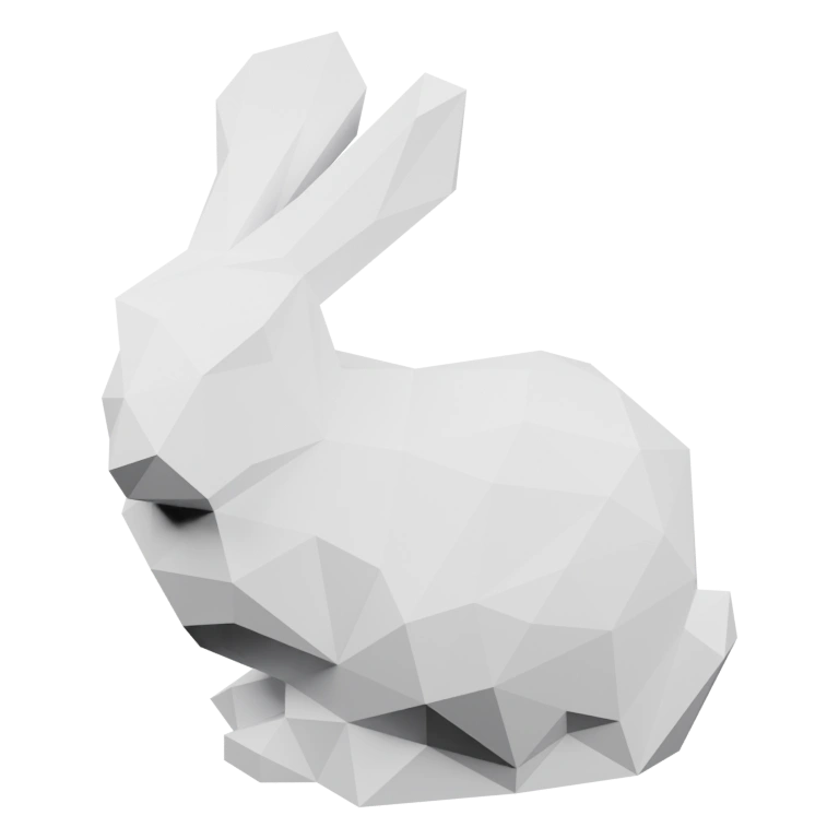 Геометрическая фигура с характерными ушами и округлым телом