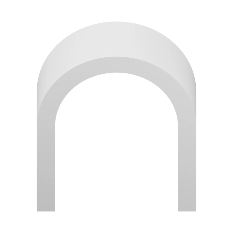 Два одинаковых арочного профиля с вертикальными элементами