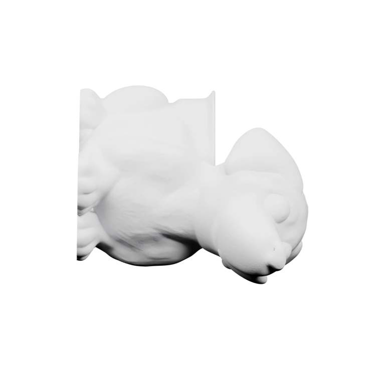 Сидящая фигурка с круглой чашей на спине