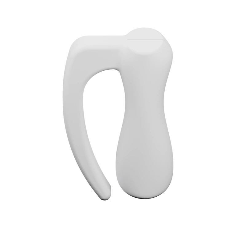 Два симметричных элемента с изогнутыми ручками и вертикальными отверстиями