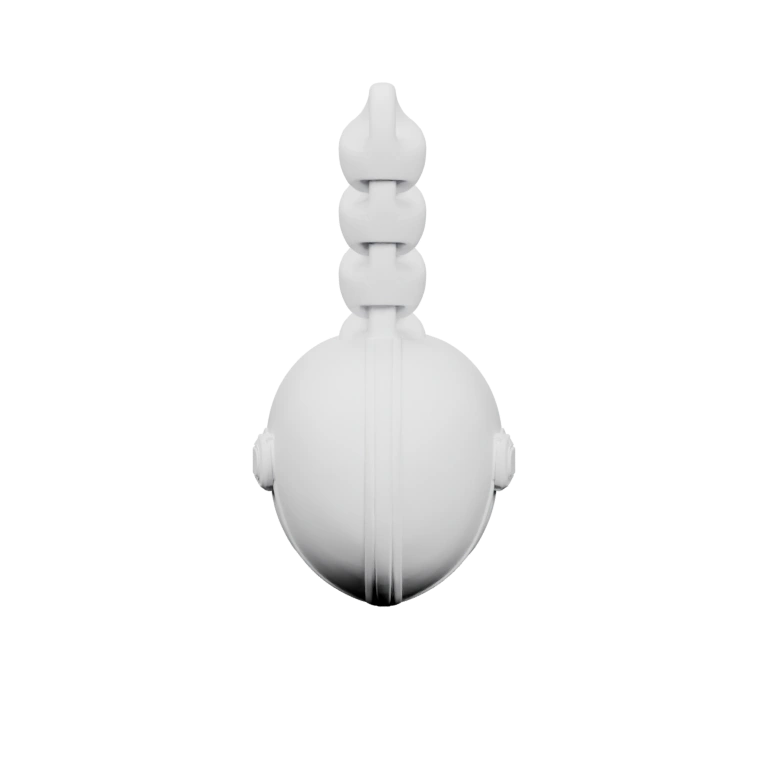 Сферическая форма с выступами и застёжкой на корпусе