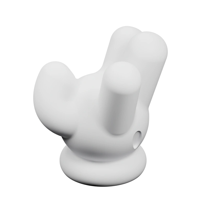 Уникальная фигурка в виде руки с характерными пальцами и ладонью