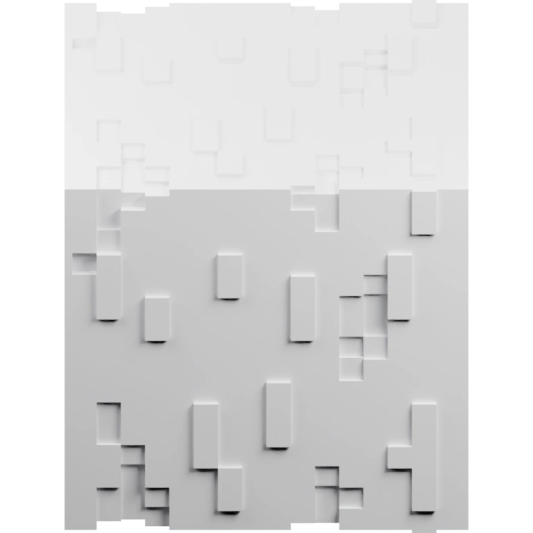 Поверхность с рельефными прямоугольниками и геометрическими элементами