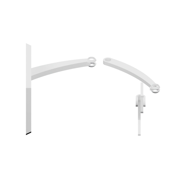 Симметричный держатель с двумя изогнутыми ручками и основанием