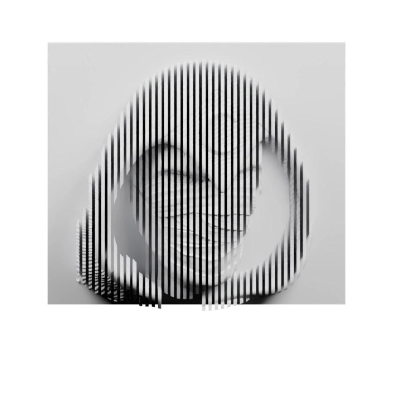 Поверхность с вертикальными полосами, создающими эффект прорези