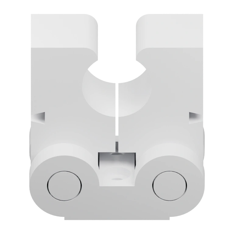 Вертикальный элемент с двумя круглыми отверстиями и центральной вставкой