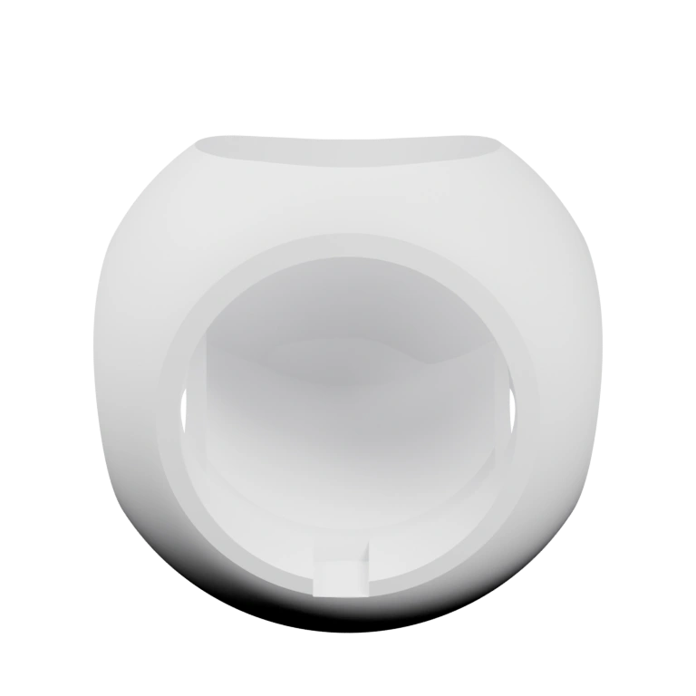 Круглая форма с отверстием и выступами, напоминающая грибную шляпку