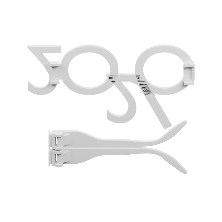 Устройство для фиксации очков с изогнутыми дужками и застёжками