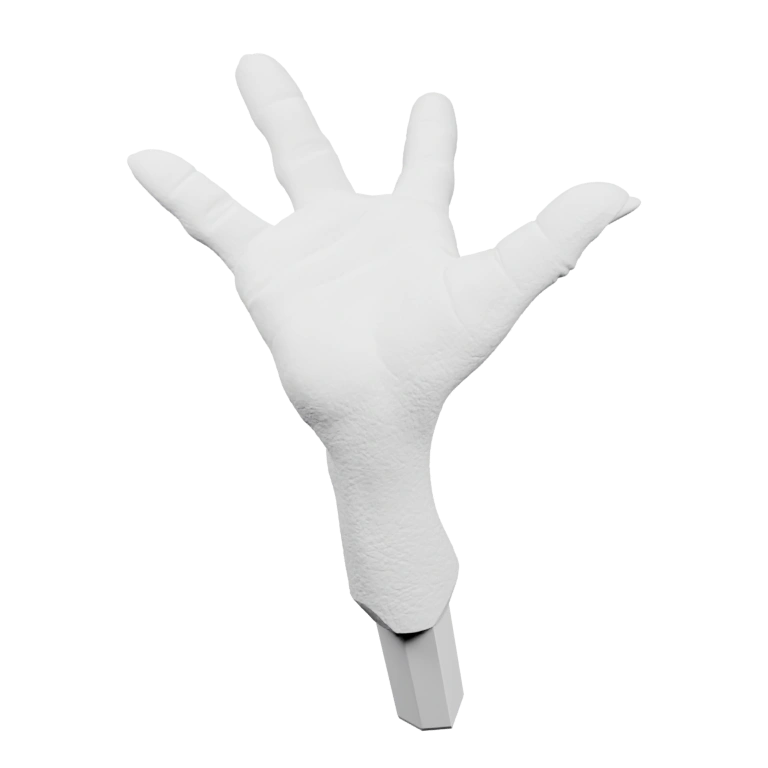 Узкий стержень с четырьмя вытянутыми пальцами, напоминающими лапу птицы