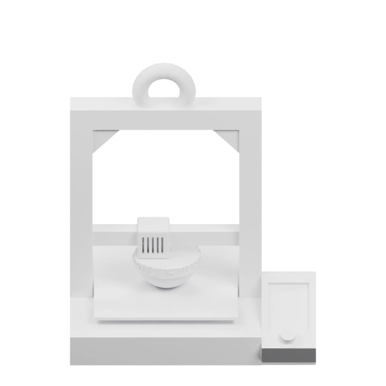 Устройство с отверстием и кольцом для подвешивания