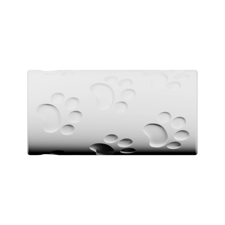 С отверстиями в виде лапок, с прямоугольным отверстием сверху