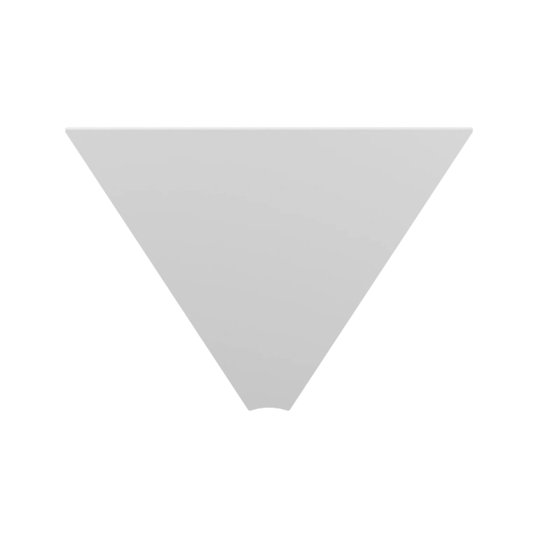 Плоские треугольные элементы с гладкой поверхностью и тонкими краями