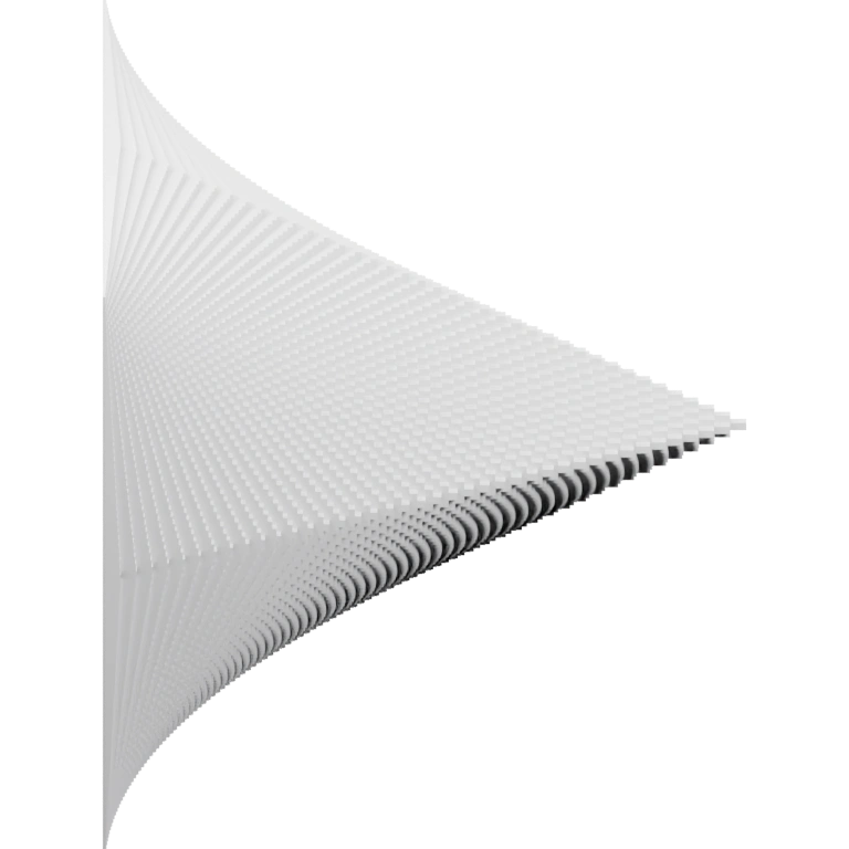 Симметричная форма с гладкими изгибами и центральной линией