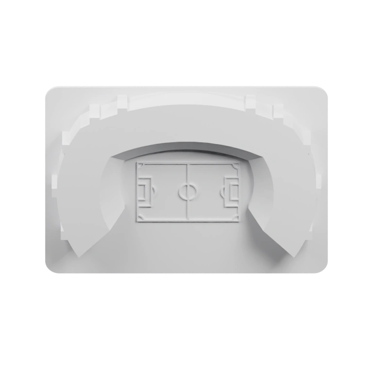 Устройство с выемкой и символами внутри, с боковыми захватами