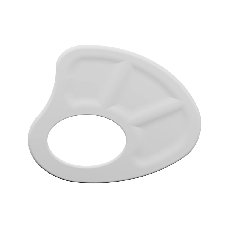 Урна с выступающим краем и отверстием для подключения