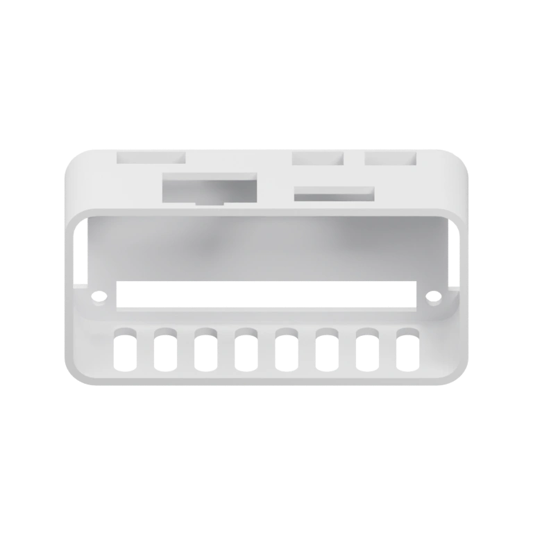 Устройство с двумя выемками и отверстиями для фиксации