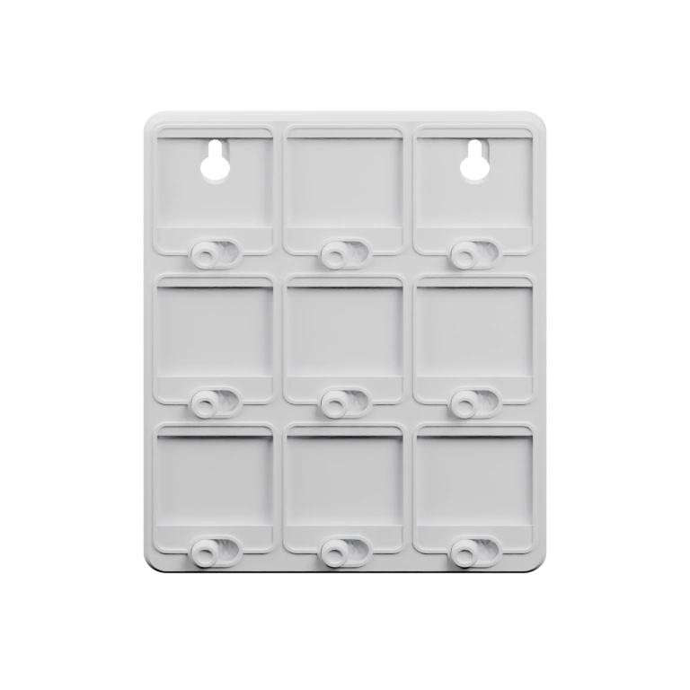 Архитектурная форма с вырезами и вставками для внутреннего устройства