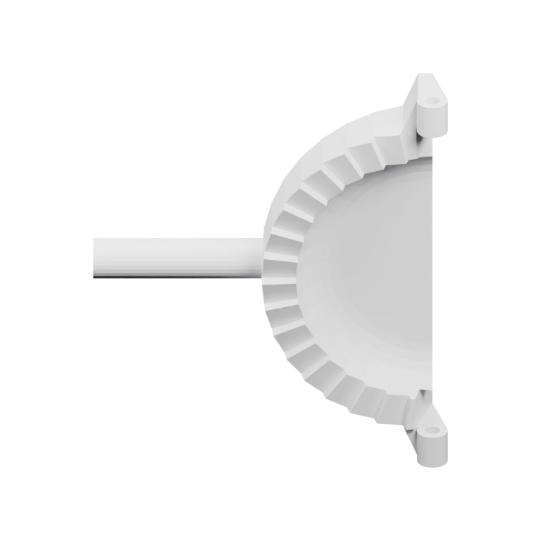 Панель с отверстиями и выемками для фиксации элементов