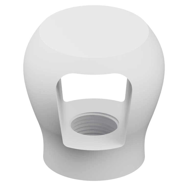 Плоская форма с центральным отверстием и боковыми профилями