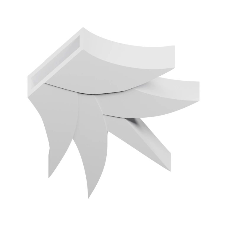 Цилиндрическая форма с плоским верхом и основанием