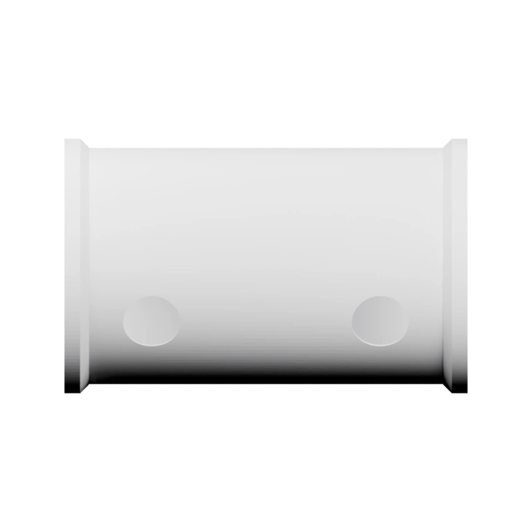 Цилиндрический объект с отверстиями и резьбой на концах