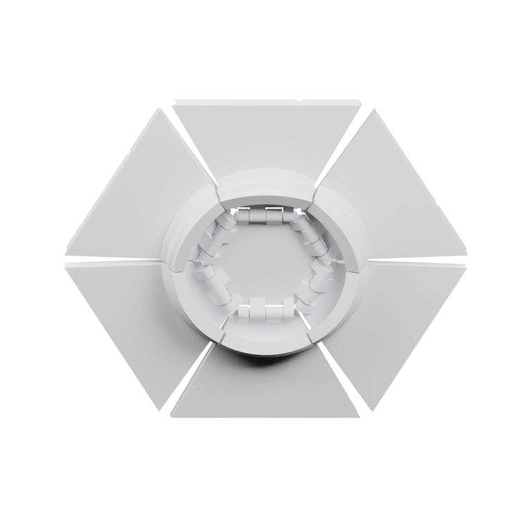 Круглый элемент с внутренним отверстием и вертикальными частями