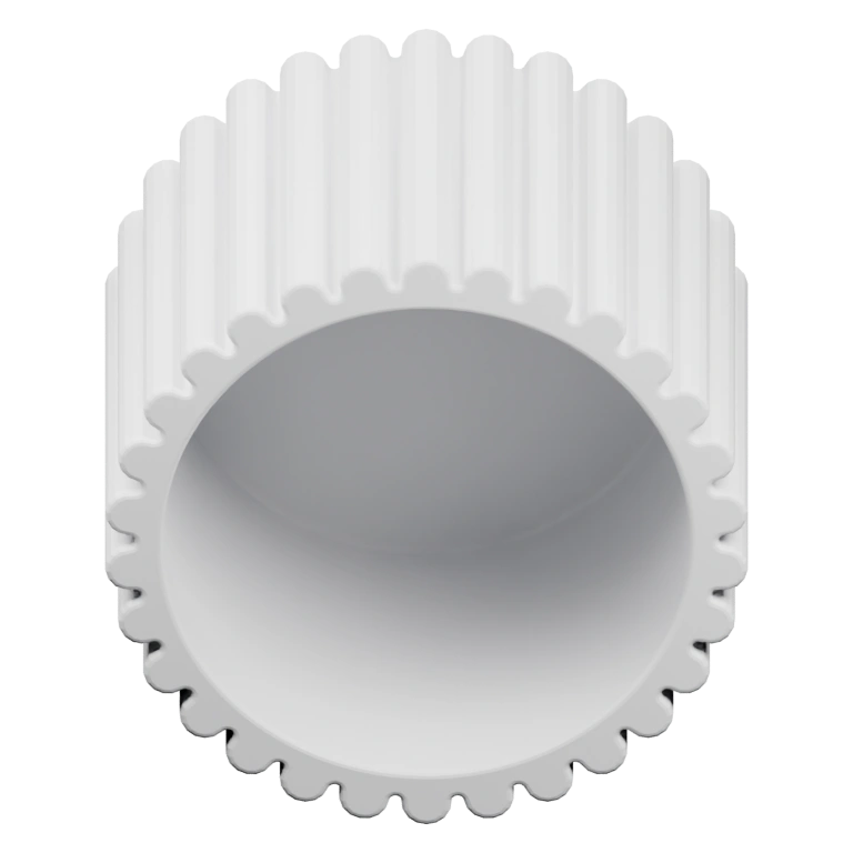 Круглая форма с зубчатым краем и внутренним отверстием