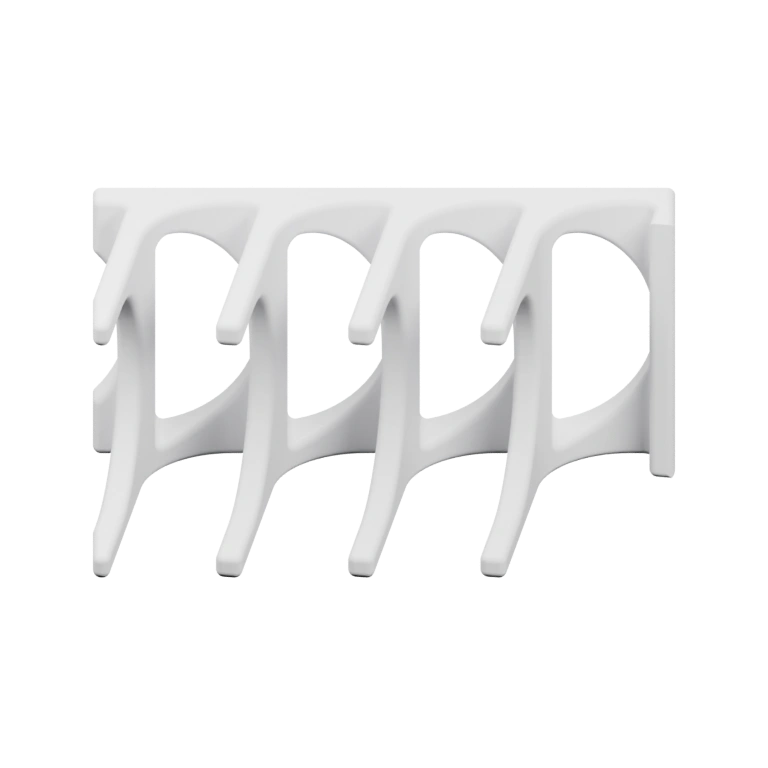 Устройство для фиксации крышки с арочным элементом и отверстиями