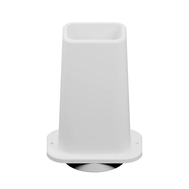 Плоская крышка с декоративными листьями на верхней части