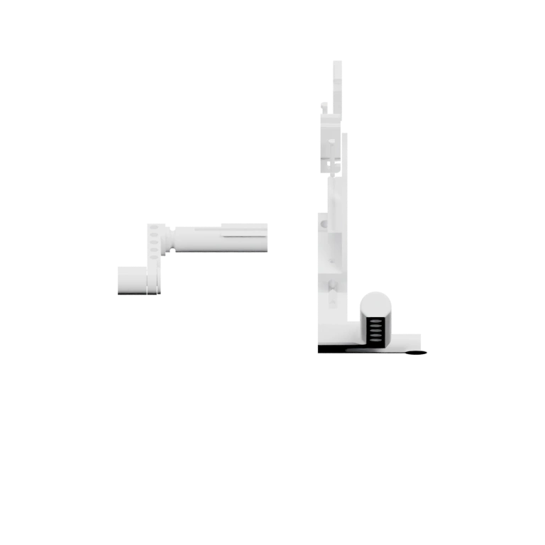 Изогнутая форма с шипами и хвостом, изображает динамичное движение