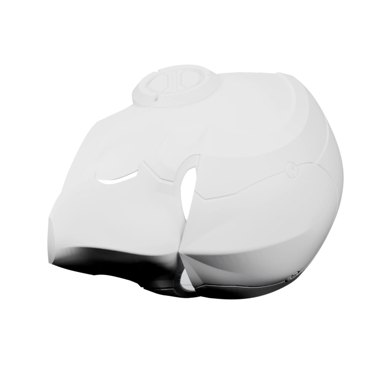 Закрывающая часть с вырезом для головы и двумя боковыми элементами