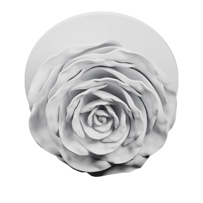 Симметричная форма с центральным выступом и гладкой поверхностью