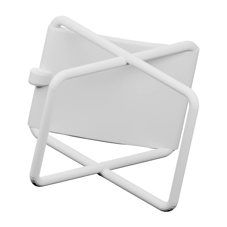 Конструкция с перекрещивающимися планками и плоским основанием