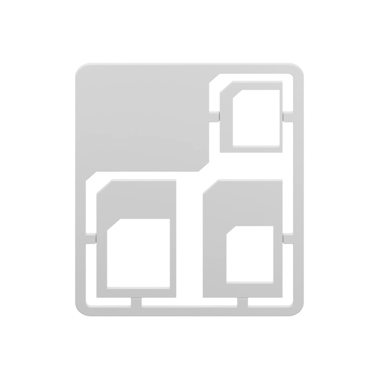 Прямоугольный элемент с вырезами и отверстиями для крепления