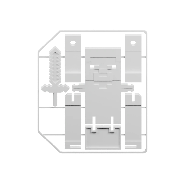 Сложная конструкция с отверстиями и выступами для установки деталей