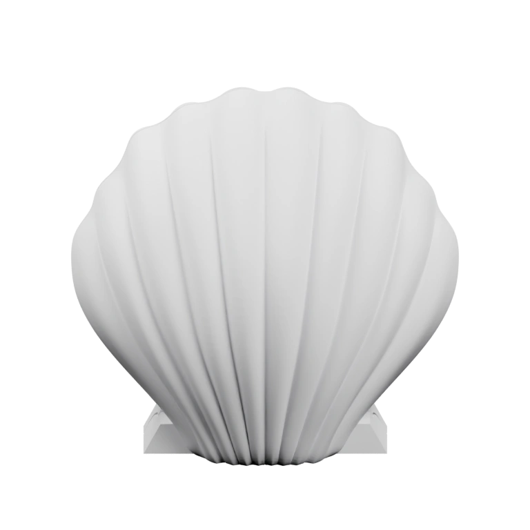 Симметричная форма с радиальными складками, устойчивая основа