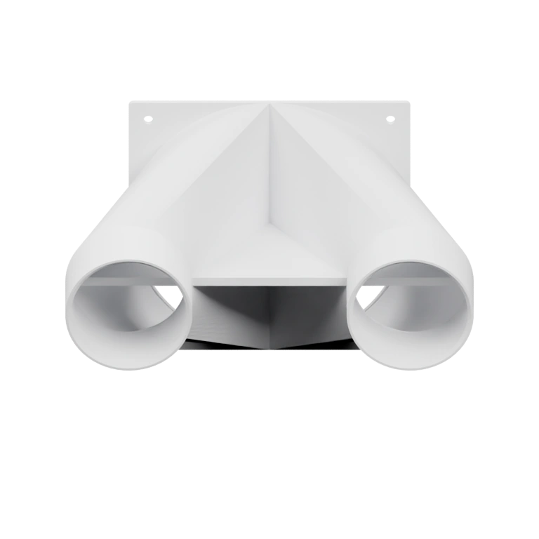 Соединительный элемент с двумя отверстиями и круглой решеткой