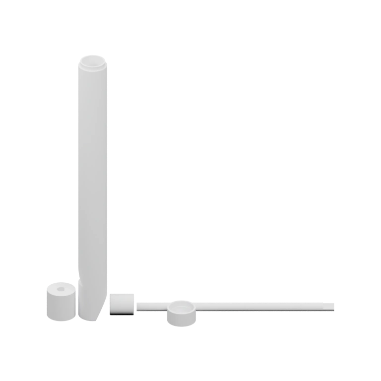 Прямые стойки с горизонтальными перекладинами и крепежными элементами
