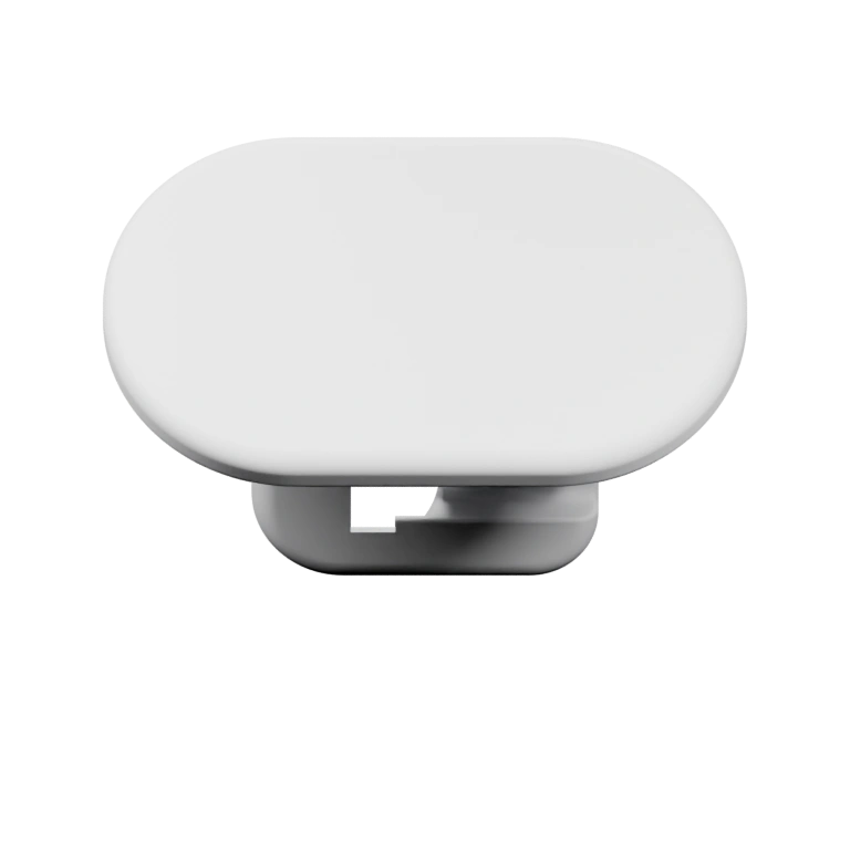 Круглая крышка с подставкой и отверстием для крепления