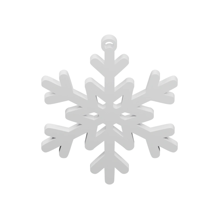 Симметричная форма с шестью лучами и выступами