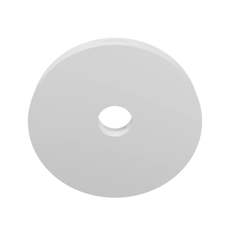 Круглая форма с центральным отверстием и выступом