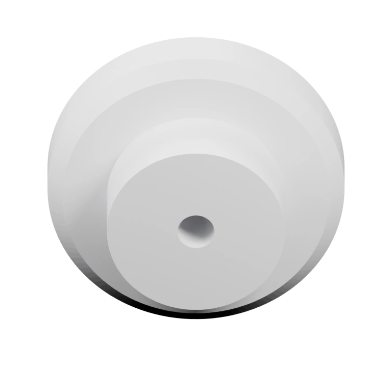 Круглая с отверстием, с боковыми выступами для фиксации