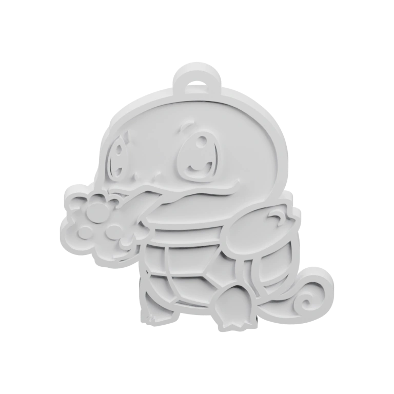 Узорчатая фигурка с круглой головой и панцирем