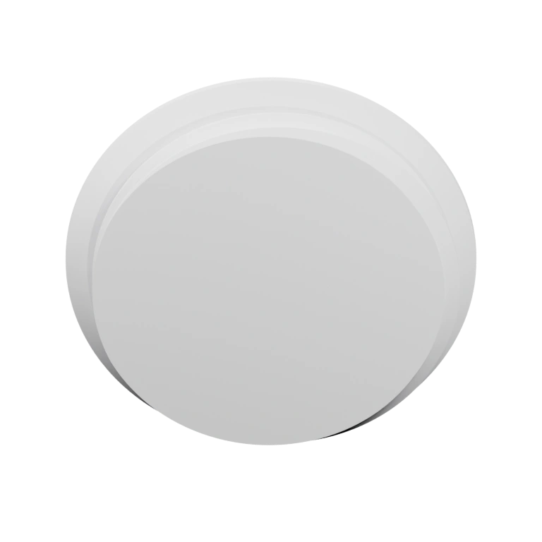 Круглая крышка с центральным вырезом и ребрами