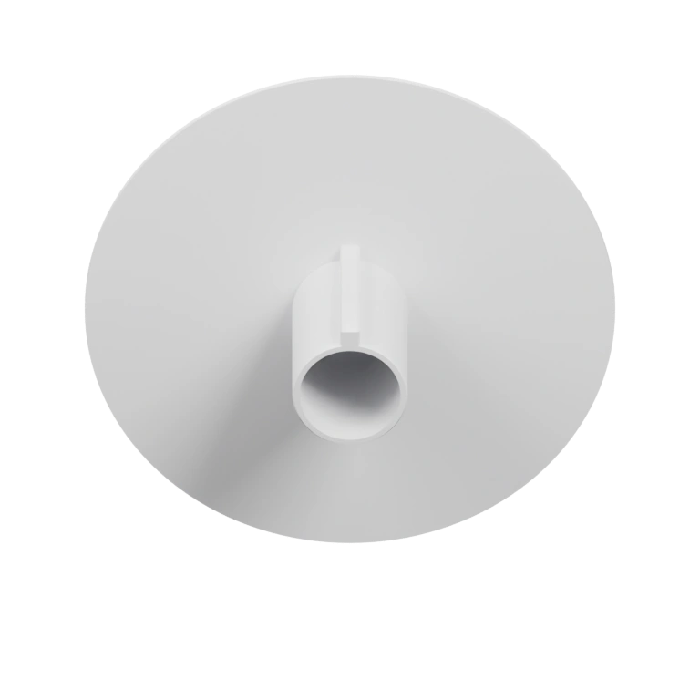 Плоская круглая форма с центральным отверстием и вертикальными элементами