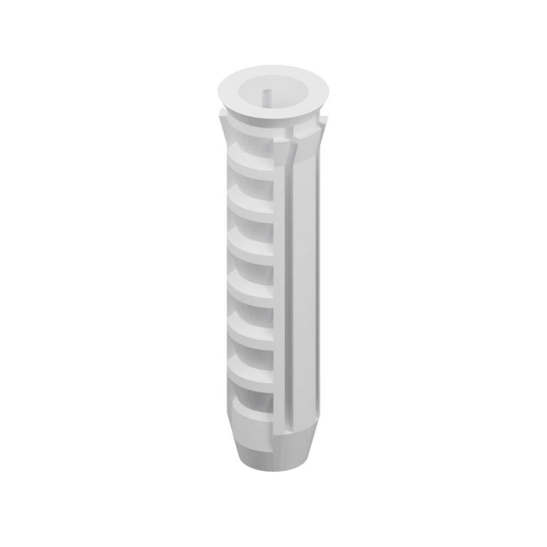 Цилиндрическая форма с внутренними ребрами и отверстием