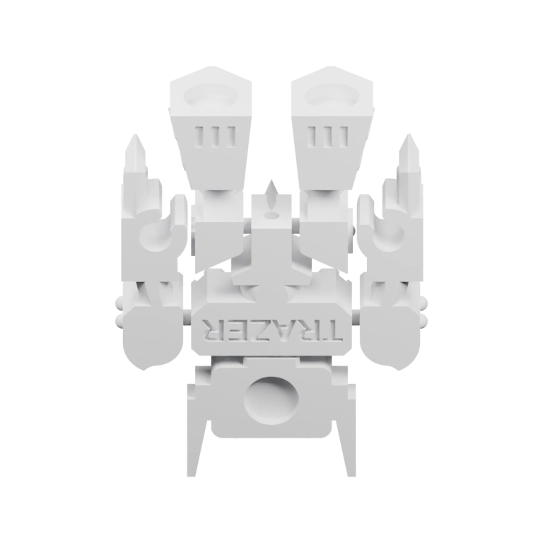 Устройство с антеннами и геометрическими деталями, напоминающее техническую конструкцию