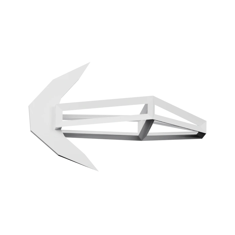 Сложная структура с пересекающимися линиями и углами